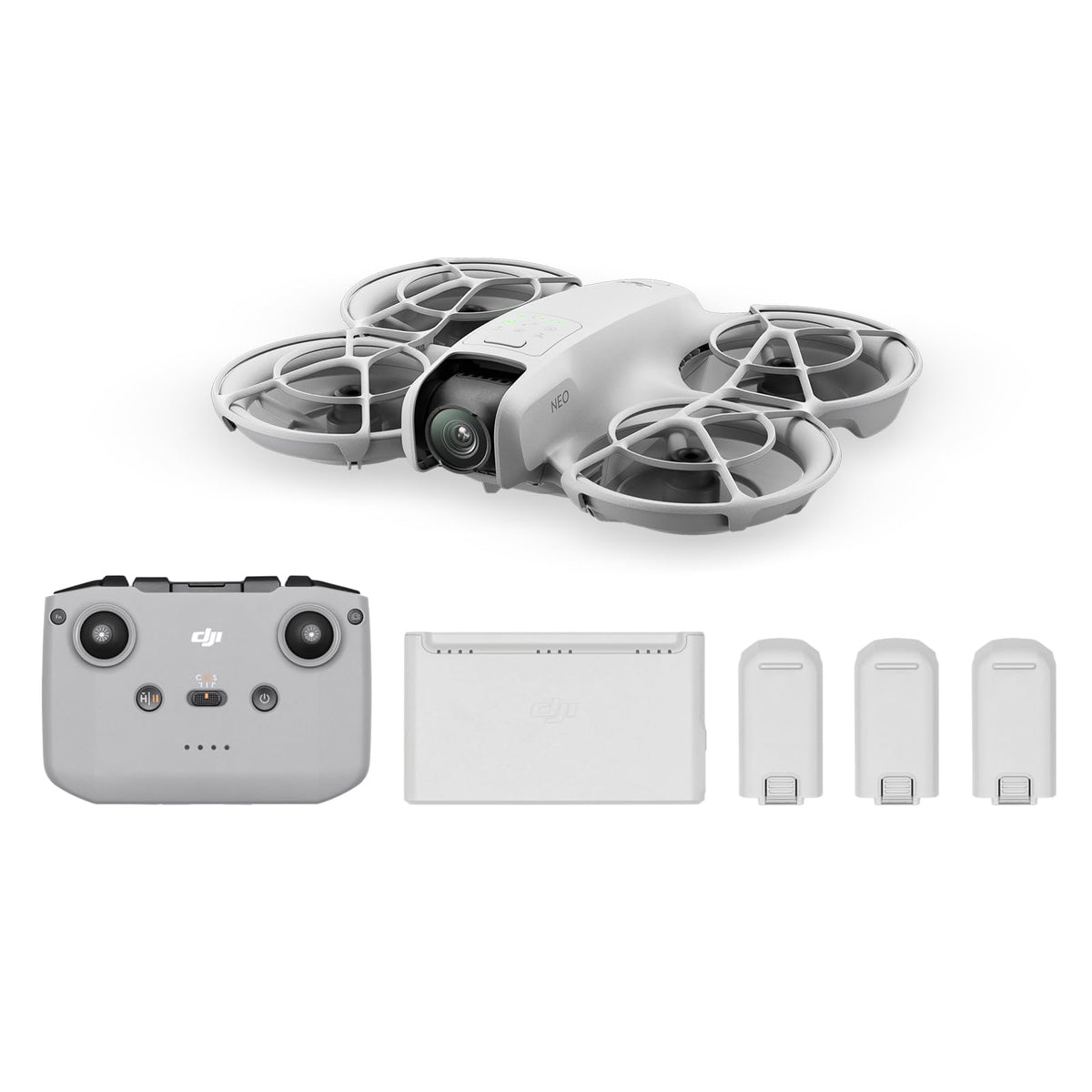 DJI Neo Fly More Combo Mini Dron 4K con Control RC-N3 y 3 Baterías