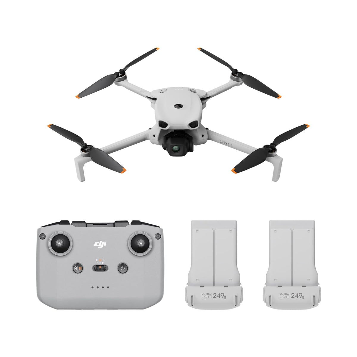 DJI Lito 1 Combo 2 Baterías Dron 4K con Control RC-N3