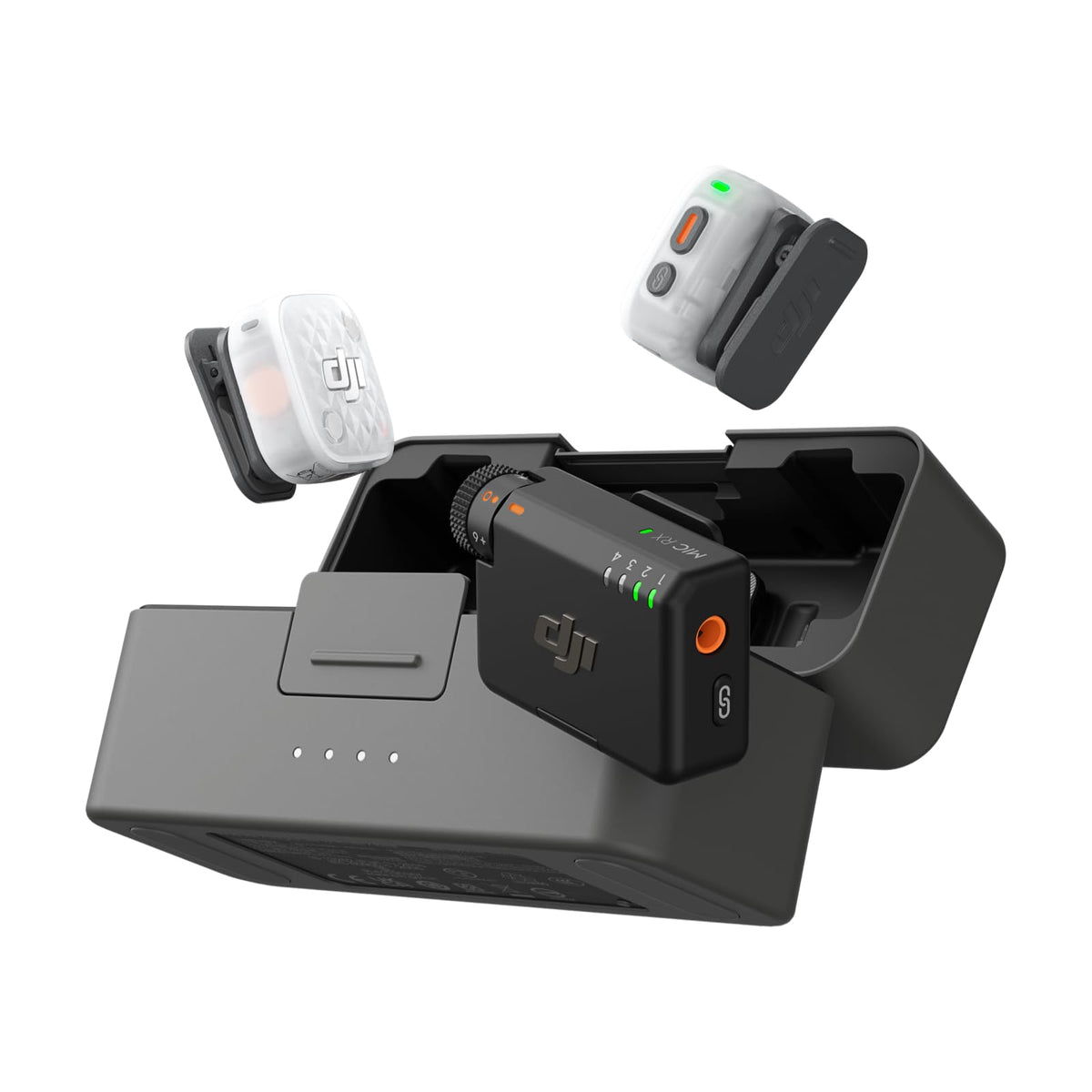 DJI Mic Mini 2S Micrófono Inalámbrico 2 TX + 1 RX con Estuche de Carga