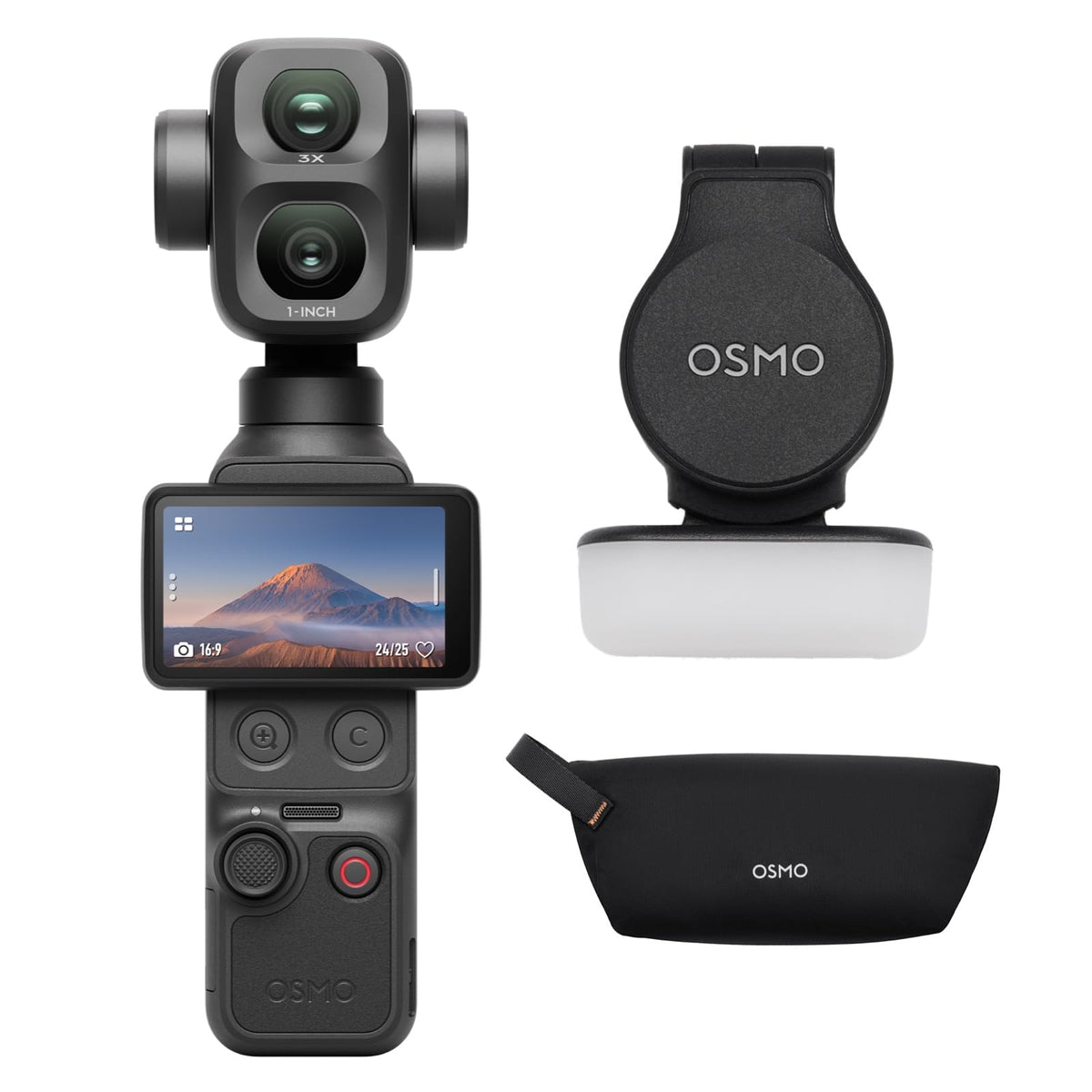 DJI Osmo Pocket 4P Standard Combo Cámara Gimbal Doble Lente 4K Sensor 1"
