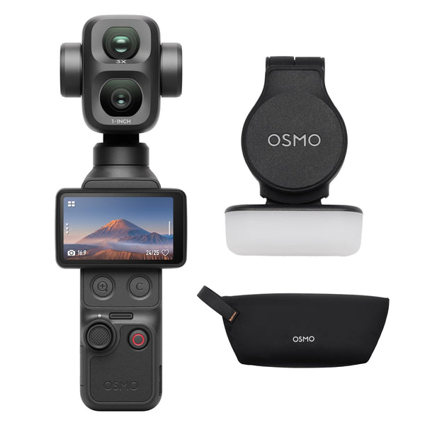DJI Osmo Pocket 4P Standard Combo Cámara Gimbal Doble Lente 4K Sensor 1"
